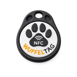 WuffelTag in Black